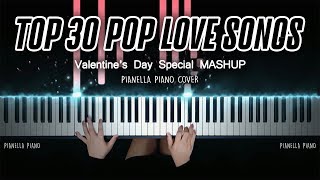 POP PIANO MASHUP  30 TOP HITS IN 65 MINUTES  Piano Cover by Pianella Piano [upl. by Patrizia596]