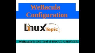 WeBacula Configuration step by step centos7 [upl. by Okimik494]