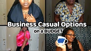 Plus Size Thrift Store Haul  TRY ON  Wear to Work [upl. by Nahij333]