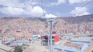 First look at La Pazs cable car to the skies [upl. by Alister]