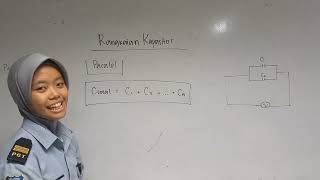 PERHITUNGAN RANGKAIAN KAPASITOR  PARALEL  2 Teknik Elektronika A  POLTEK GT [upl. by Eemaj479]