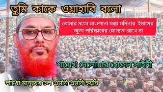 শায়েখ দেলোয়ার হোসেন সাইদী। Delowar Hossen saidi waz Viral waz [upl. by Wehhtam]