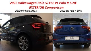 2022 Volkswagen Polo R Line vs Vw Polo Style  EXTERIOR Comparison by Suppergimm Vizualic [upl. by Jaret714]