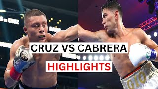 Isaac Cruz vs Giovanni Cabrera Highlights amp Knockouts [upl. by Ecirtnas]