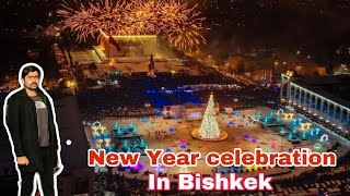 New Year Celebrations In BishkekKyrgyzstan 2023 [upl. by Enayr]