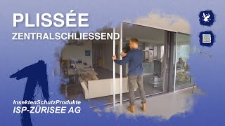 Insektenschutz Plissée für grosse Hebeschiebetüren I ISPZÜRISEE AG [upl. by Ardrey241]