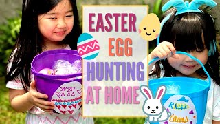 Happy easter egg hunting in at our backyard while in lockdown in Angeles City [upl. by Corrie]