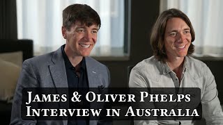 James and Oliver Phelps Exclusive Interview 2022 Australia [upl. by Ayet]