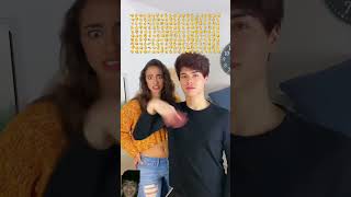 couple couplegoals greenscreen challenge duet kristikrime funny krismi dance shorts [upl. by Suivatco]