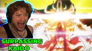 LUFFY USES ADVANCED CONQ HAKI VS KAIDO One Piece 1028 Reaction [upl. by Stevena]