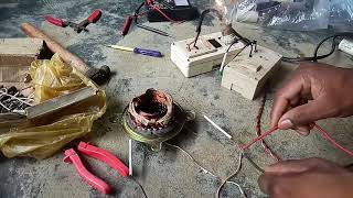 How to repair table fan coil How to repair table fan [upl. by Llet]