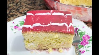 Tres leches cake with strawberry  Recipe of a very tasty dessert for your guests family and kids [upl. by Tisha1]