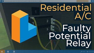 Troubleshooting a Faulty Potential Relay on a Residential AC [upl. by Narut179]