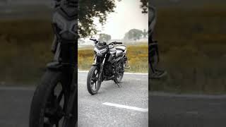 TVs rider 125ccstatus rider black colour me tvsrider125 real reaction look motovlog apacherr [upl. by Prader]