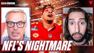 Nick Wright explains why a Mahomes amp Chiefs dynasty is NFL’s worst nightmare  Colin Cowherd NFL [upl. by Mulloy]