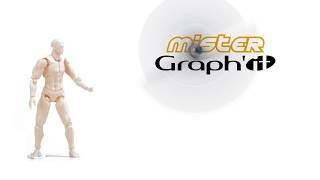 Figurine Body kun pour dessiner  Mister Graphit [upl. by Acyssej]