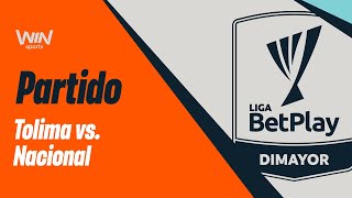 DEPORTES TOLIMA VS ATLÉTICO NACIONAL  LIGA BETPLAY DIMAYOR 20242  FECHA 19 [upl. by Bourn]