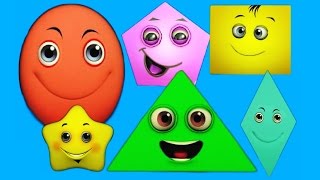 Learn the Shapes of Objects  Shape Song for Kids  Nursery Rhymes by Tiny Baby Stars [upl. by Schonthal928]