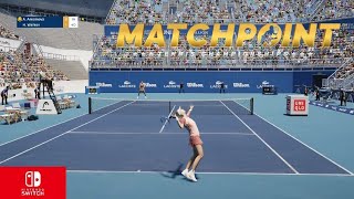 Matchpoint Tennis Championships Nintendo switch gameplay [upl. by Warner162]