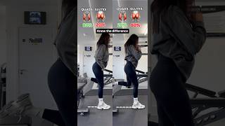 Know the difference ✅ splitsquats quads glutes workoutips fitnesstips gymtips gymhacks fit [upl. by Malilliw]