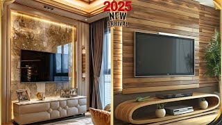 111 Luxury TV Unit For Living RoomTV Wall Design Ideas 2025 TV Cabinet Interior Design IdeasTv [upl. by Akinajnat]