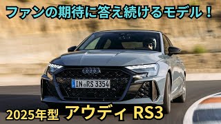 アウディ RS3 【解説】 優れた安定性と高いコーナリング性能！ [upl. by Surat]