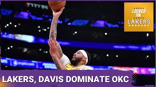 Davis Russell Defense Dominate as Lakers Blow Out Thunder 116102 [upl. by Liss]