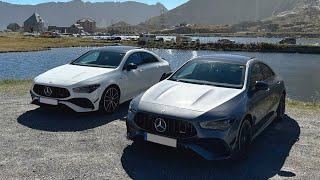 CLA 35 AMG Facelift  Comer See  Gotthard Pass [upl. by Nidya405]