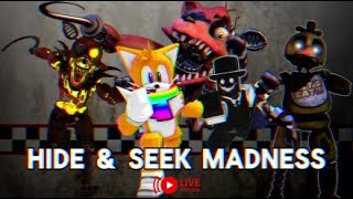 PILL PACK HIDE amp SEEK MADNESS LIVE STREAM Intense FNAF Garrys Mod Horror [upl. by Rehpatsirhc]