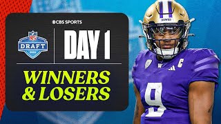 BIGGEST Winners amp Losers From Day 1 of the 2024 NFL Draft I CBS Sports [upl. by Annadiane630]