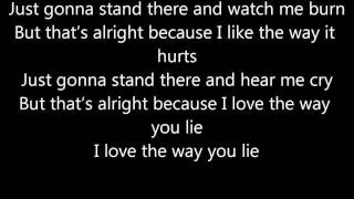 Love The Way You Lie  Eminem Lyrics [upl. by Wilkey694]