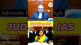 JUDGE VS IAS viral trending youtubeshorts highcourt court legal supremecourt law advocate [upl. by Agem222]