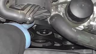 2007 S550 THERMOSTAT REMOVAL AND INSTALL [upl. by Chadd99]