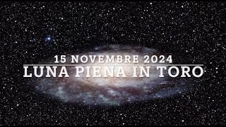 LUNA PIENA IN TORO  15 Novembre 2024 [upl. by Lissie431]