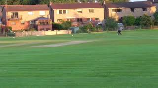 Dunfermline and Carnegie Cricket Club versus HMS Queen Elizabeth Cricket Club [upl. by Ran]