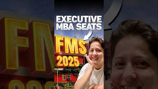 FMS Executive MBA Seats Breakdown General SC ST OBC amp More [upl. by Martelli]