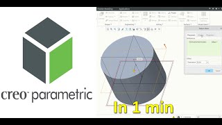 Datum axis and datum plane creation in creo  Beginner guide [upl. by Aihsilef]