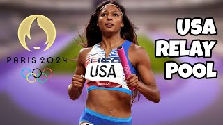 USA Relay Teams For Paris Olympics  Track And Field 2024 [upl. by Lord15]