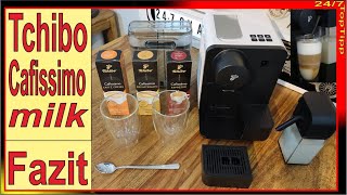 Tchibo Cafissimo milk ✔ Fazit  Kapselmaschine mit Milchschaum  Latte Macchiato  Cappuccino Cafe [upl. by Ader]