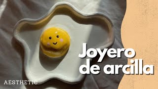 DIY JOYERO DE ARCILLA AESTHETIC 🩷 cerámica fría DAS cenicero tiktok AIR CLA [upl. by Linsk979]