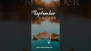 Der September Kalender [upl. by Ahsehat]