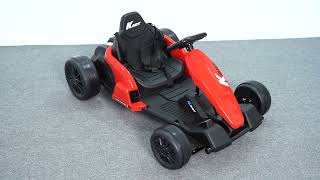 Install a Tobbi 24V Electric Kids Go Kart Drift Racing Ride On Toy Car  TH17E0987TH17M0993 [upl. by Sharos]