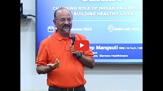 Changing Role of Indian engineering in building healthy lives by Mr Dileep Mangsuli [upl. by Lamek]