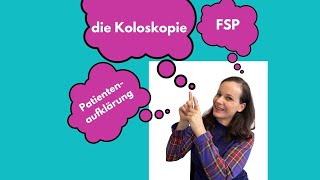 Patientenaufklärung  die Koloskopie [upl. by Leventhal]