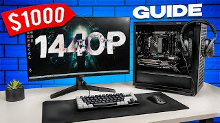 1000 FULL PC Gaming Setup Guide for 1440p [upl. by Nagaet]