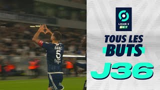 Tous les buts de la 36ème journée  Ligue 2 BKT  20232024 [upl. by Niltyak]