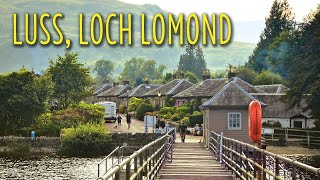 LUSS Loch Lomond Scotlands LOVELIEST village  Scotland Walking Tour 4K [upl. by Gerrit847]