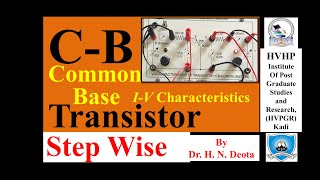 CB Transistor Common Base characteristics experiment Learn in less than 7 minutes [upl. by Eetnuahs]