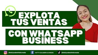 EXPLOTA TU WHATSAPP BUSINESS EN VENTAS  OMNILIFE SEYTU [upl. by Valentina244]