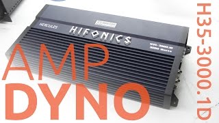 Hifonics H3530001D Amplifier Dyno Test  SMD DAmore AD1 [upl. by Mame]